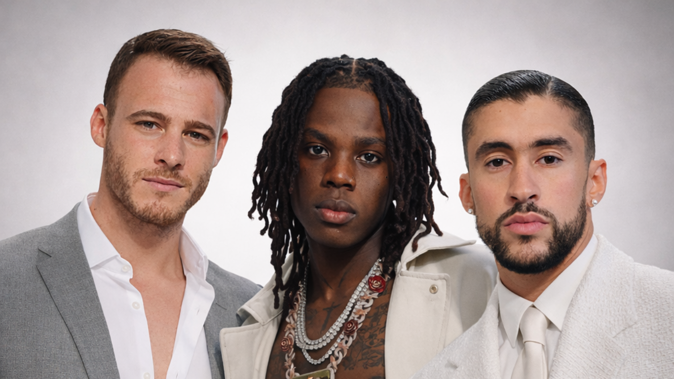 Rema disputa ao lado de Bad Bunny, Maluma e Kerem Bursin o título de "Homem mais bonito do mundo"